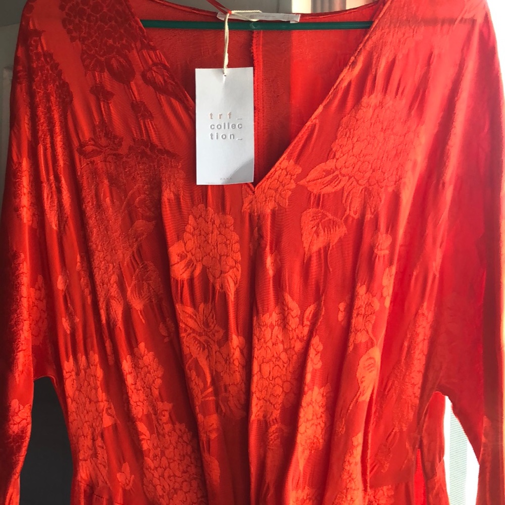 Zara trf Red Dress